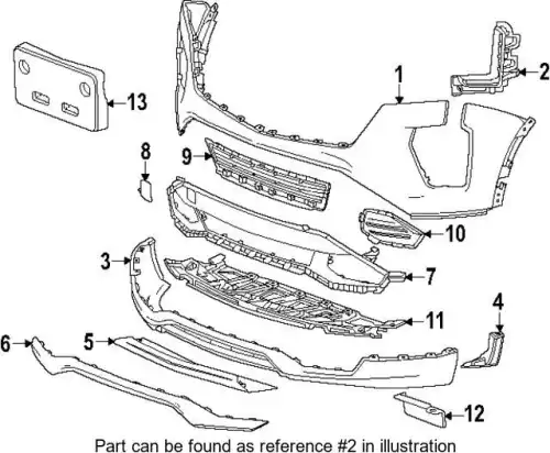 F-MOLDING 42861889 GM