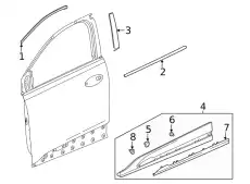 F-MOLDING 42801998 GM
