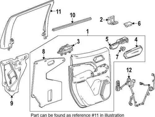 F-MOLDING 86816626 GM