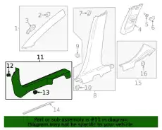 F-MOLDING 87833176 GM