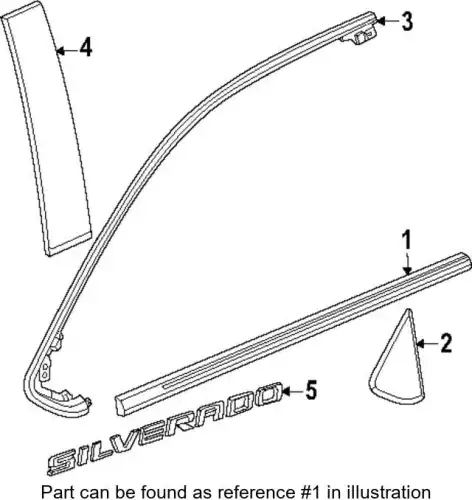 F-MOLDING 85629027 GM