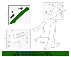 F-MOLDING 85545904 GM