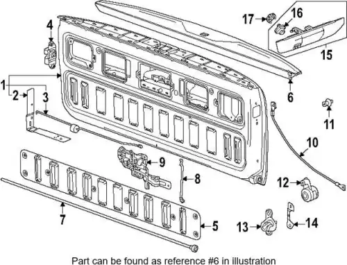 F-MOLDING 85166897 GM