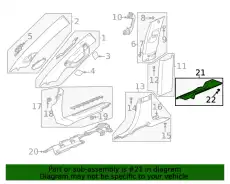 F-MOLDING 84962611 GM