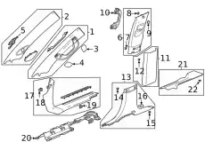 F-MOLDING 84962611 GM