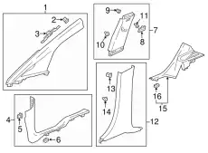 F-MOLDING 42741364 GM