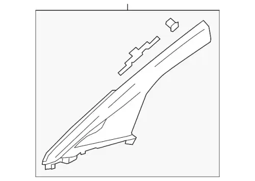 F-MOLDING 42741364 GM