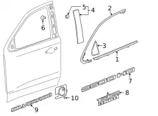 F-MOLDING 87850179 GM