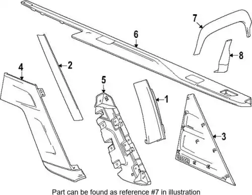 F-MOLDING 85510593 GM