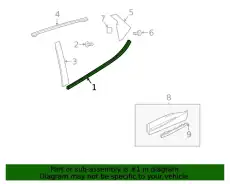 F-MOLDING 42802001 GM