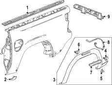 F-MOLDING 86820608 GM
