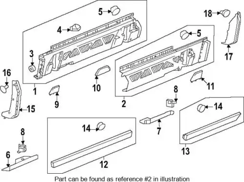F-MOLDING 87831202 GM