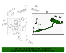 F-MUFFLER 85154371 GM