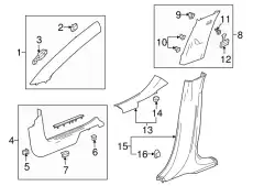 MOLDING 85545905 GM