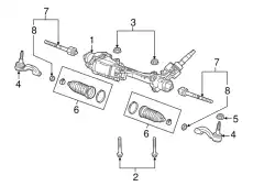 Рулевой наконечник GM 87827847