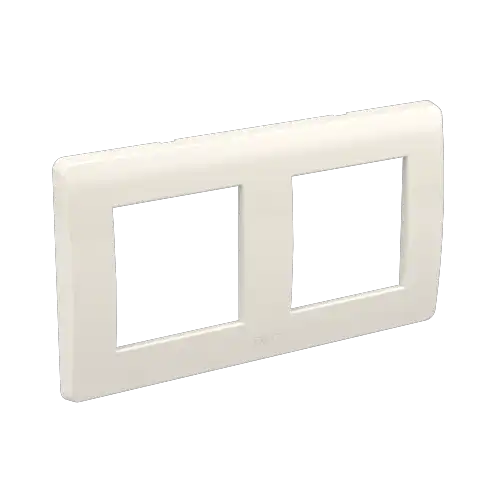 BRAVA Рамка 2 поста 4 модуля белая 75012W DKC