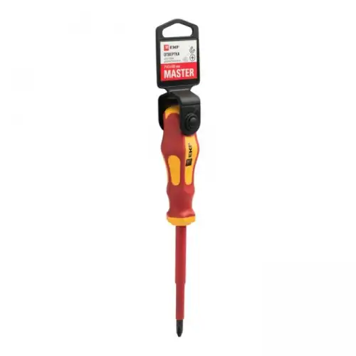 Отвертка Master PH2x100 мм 1000В Basic PH2100MASIN EKF