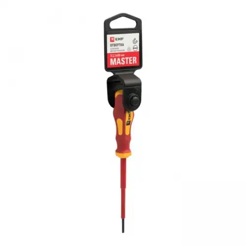Отвертка Master SL2.5x80 мм 1000В Basic SL2580MASIN EKF