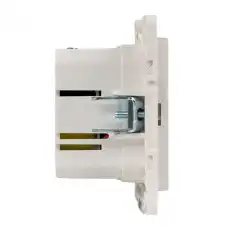 Стокгольм Механизм Розетки с 2USB type-A type-C белый EKF EYR2USBTYPEC