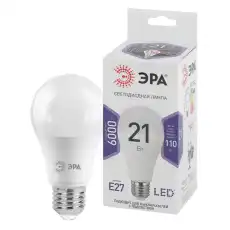 LED A65-21W-860-E27 ЭРА диод груша 21Вт хол E27 10/100/1200 Б0035333