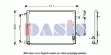 Конденсатор, кондиционер 302150N AKS DASIS