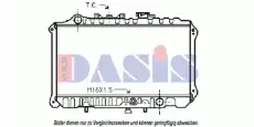 Радиатор кондиционера (конденсатор) AKS DASIS 110150N