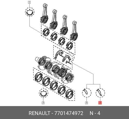 Фара RENAULT 7701474972