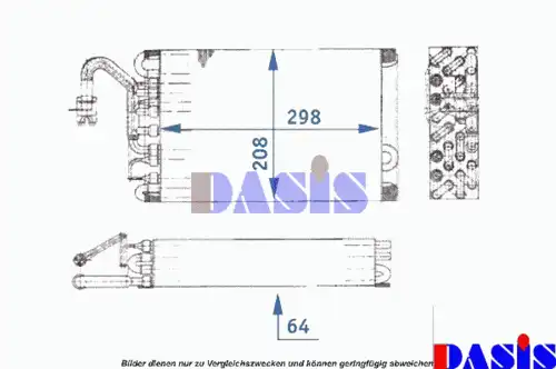 Испаритель, кондиционер 821140N AKS DASIS