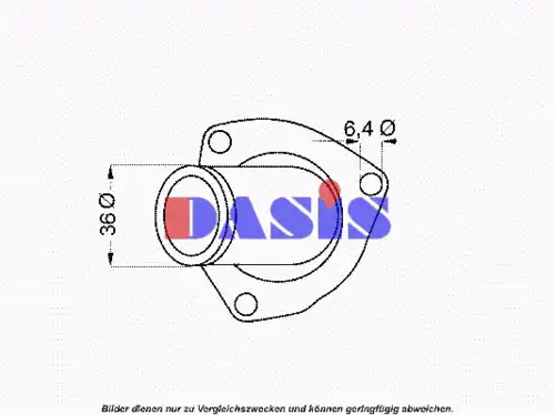 Термостат системы охлаждения AKS DASIS 751899N