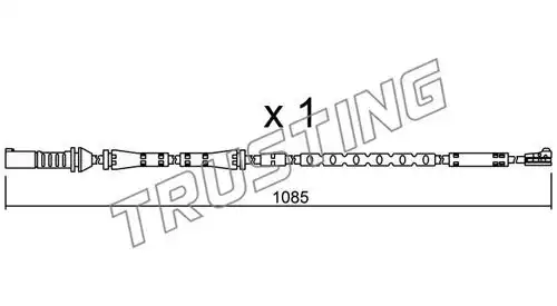 Датчик тормозных колодок TRUSTING SU.284