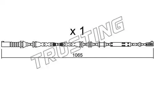 Датчик тормозных колодок TRUSTING SU.276