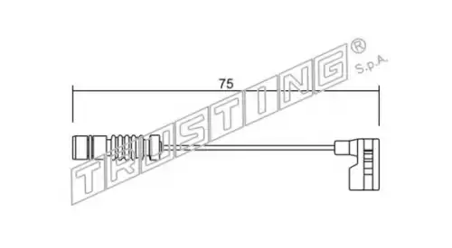Датчик тормозных колодок TRUSTING SU.251