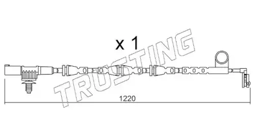 Датчик тормозных колодок TRUSTING SU.256