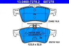Тормозные колодки дисковые ATE 13.0460-7278.2