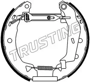 колодки дисковые MAN 6053 TRUSTING