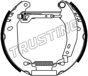 Тормозной диск TRUSTING 6092