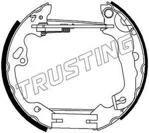 колодки бараб. торм. Ren 6298 TRUSTING