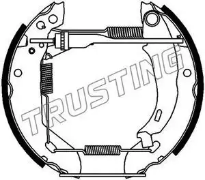 колодки бараб. торм. Ren 6032 TRUSTING