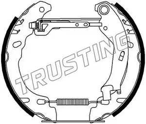 колодки бараб. торм. Ford 6278 TRUSTING