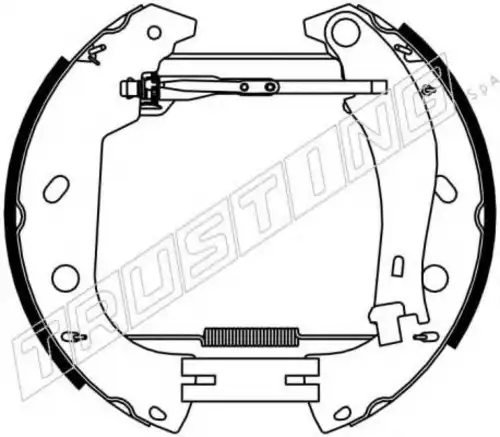 колодки бараб. торм. Fiat 6374 TRUSTING