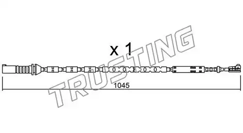 Датчик тормозных колодок TRUSTING SU.279
