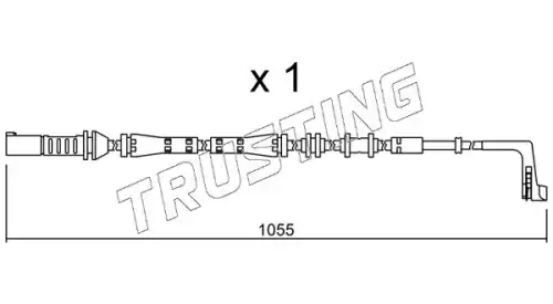 Датчик тормозных колодок TRUSTING SU.283
