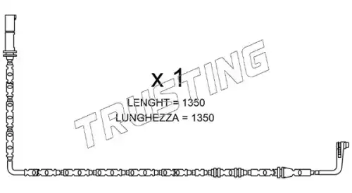 Датчик тормозных колодок TRUSTING SU.286