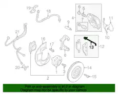 Датчик тормозных колодок VAG 4H0615121E