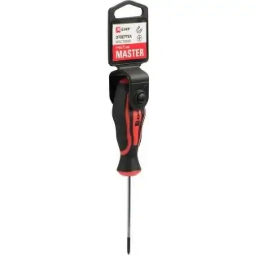 EKF Отвертка Master PH0x75 мм ph-0-75-mas