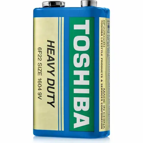 Toshiba элемент питания солевой 6F22 1/shrink 540