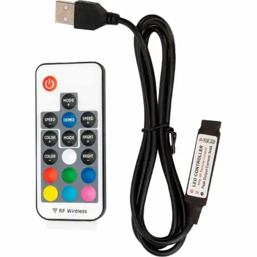 Wolta Контроллер Decor USB с пультом мини 5-12В WLC-CP/02