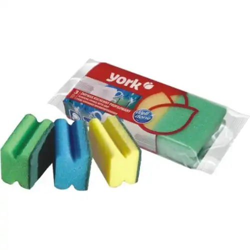YORK Губки 3 шт. профил. 031010
