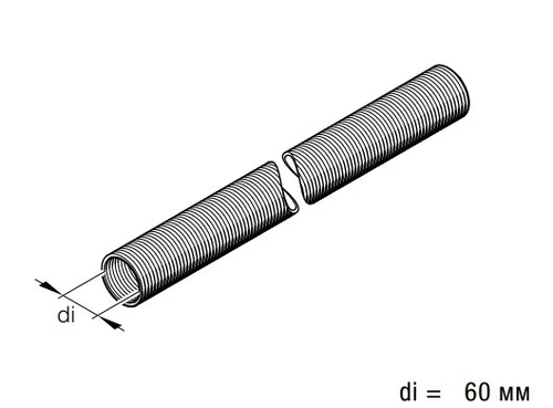 Гофра глушителя EBERSPAECHER 10 2114 31 0100 L= d=