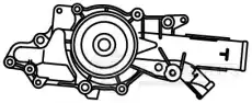Насос системы охлаждения (помпа) LUZAR LWP 15220